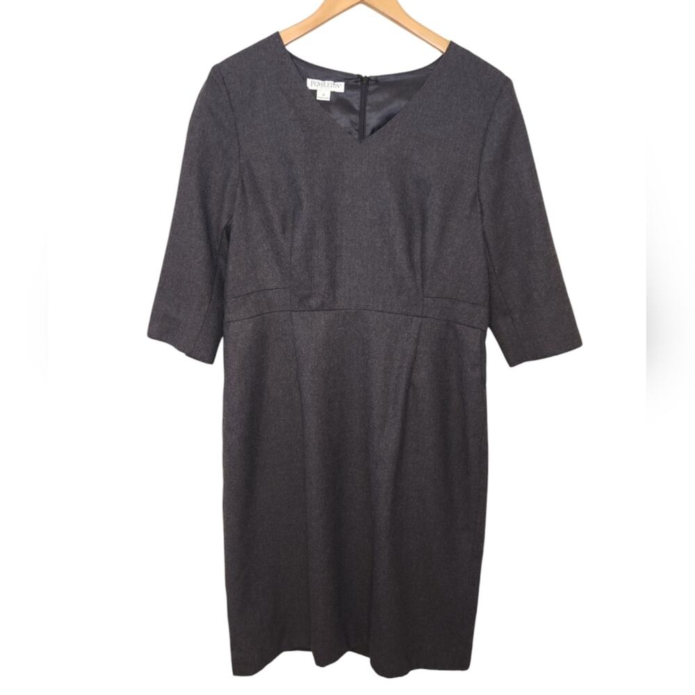 Pendleton Petite Classic Wool Lined Sheath Dress … - image 1